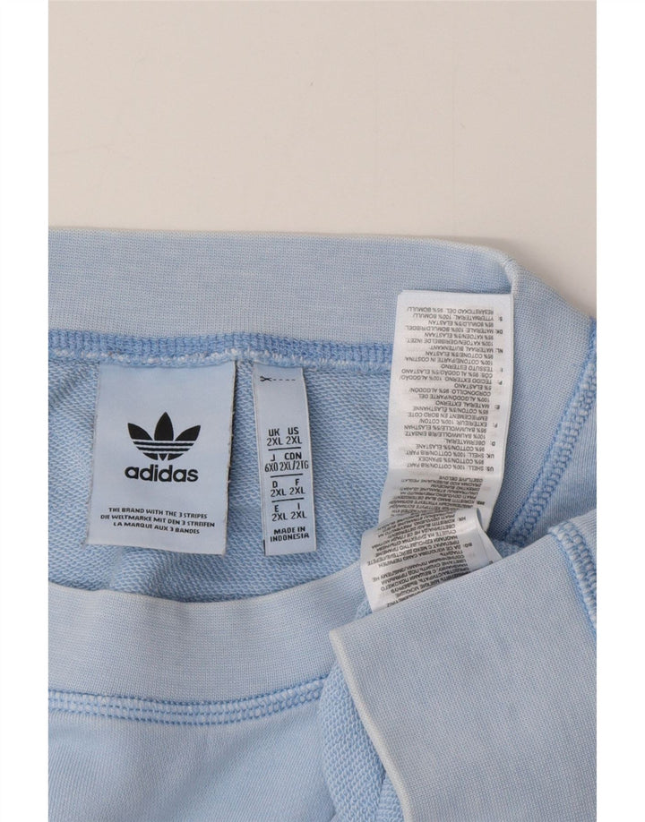 ADIDAS Herren Sweatshirt Pullover 2XL Blau Baumwolle