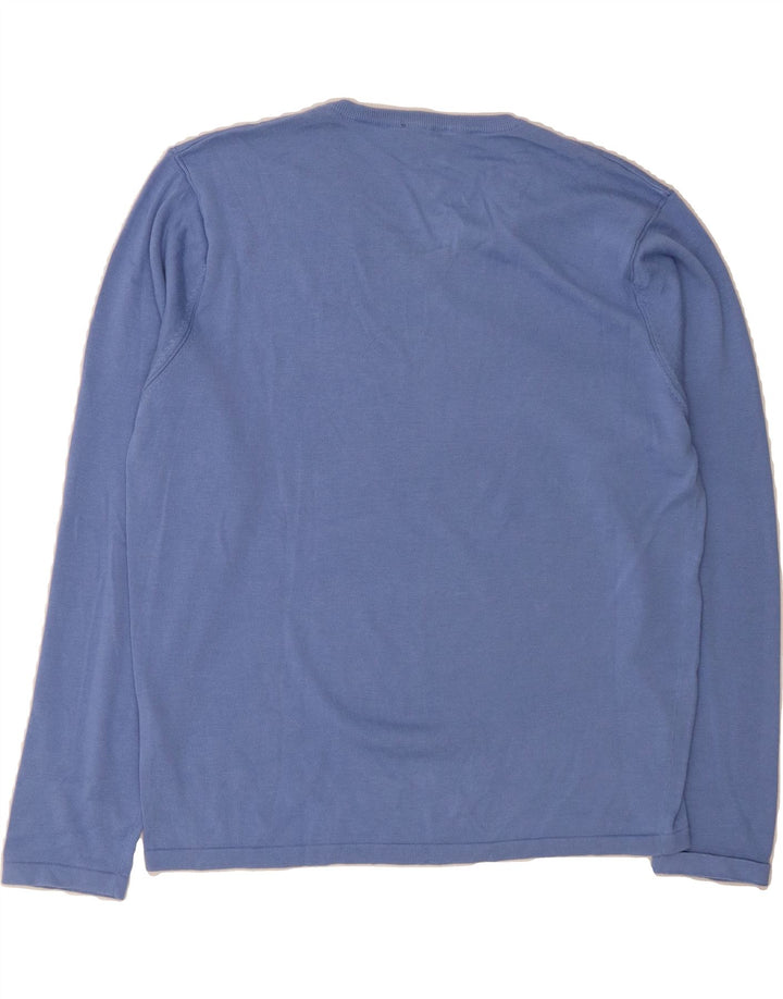 KANGOL Mens Top Long Sleeve XL Blue Cotton Vintage Kangol and Second-Hand Kangol from Messina Hembry 