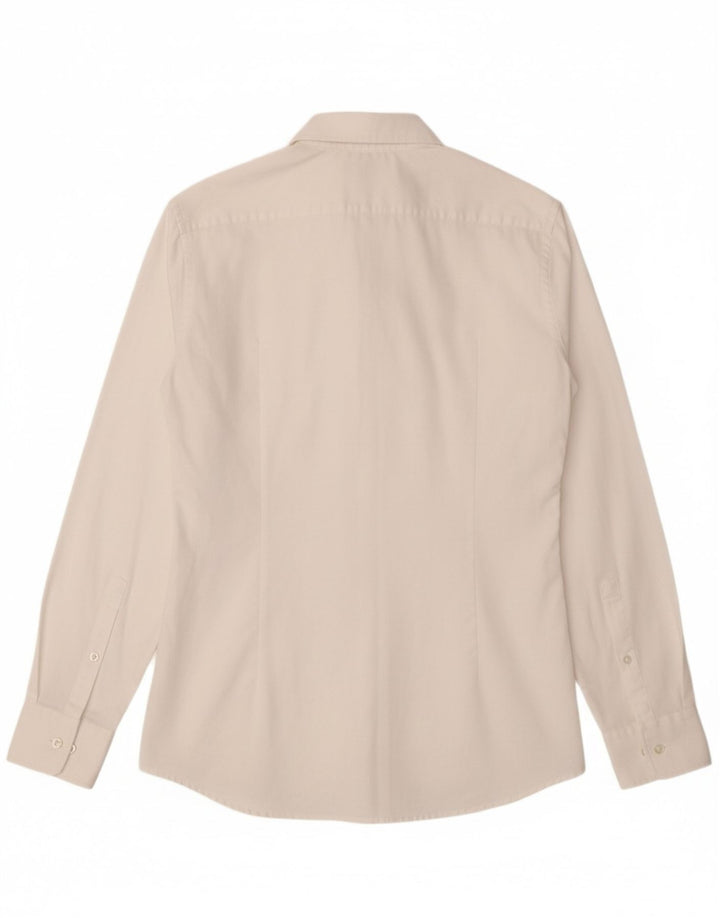 HUGO BOSS Herren Slim Fit Hemd Größe 38 15 Mittelweiß