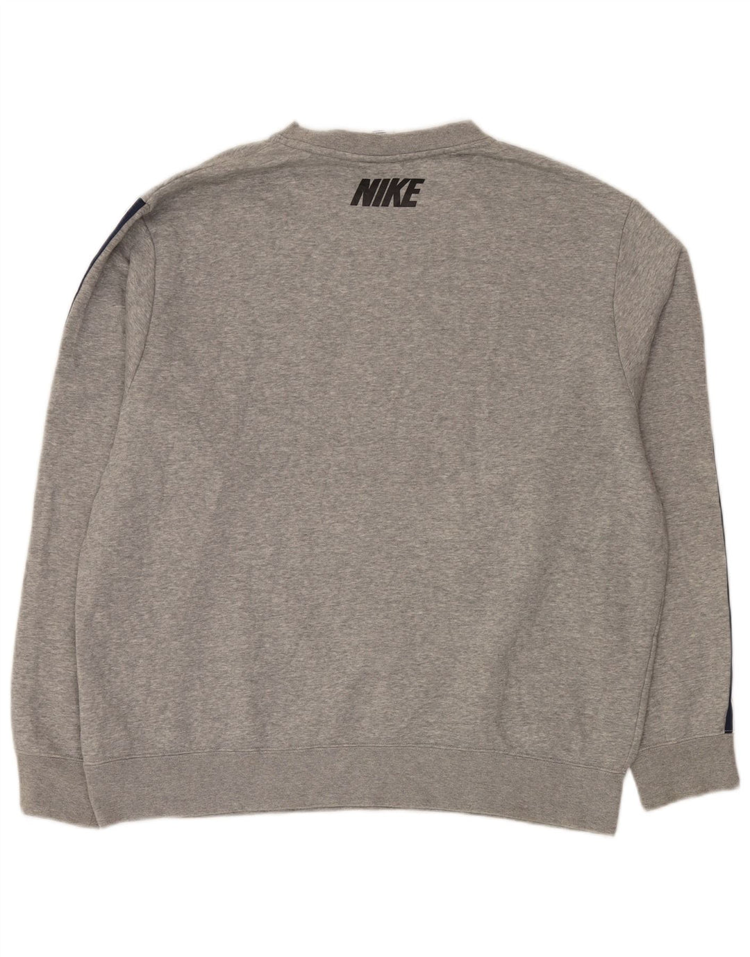 NIKE Herren-Sweatshirt mit Grafik, XL, graue Baumwolle