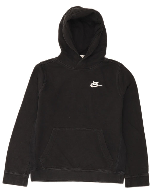 Nike Kapuzenpullover für Jungen, 10–11 Jahre, mittelgroß, schwarze Baumwolle
