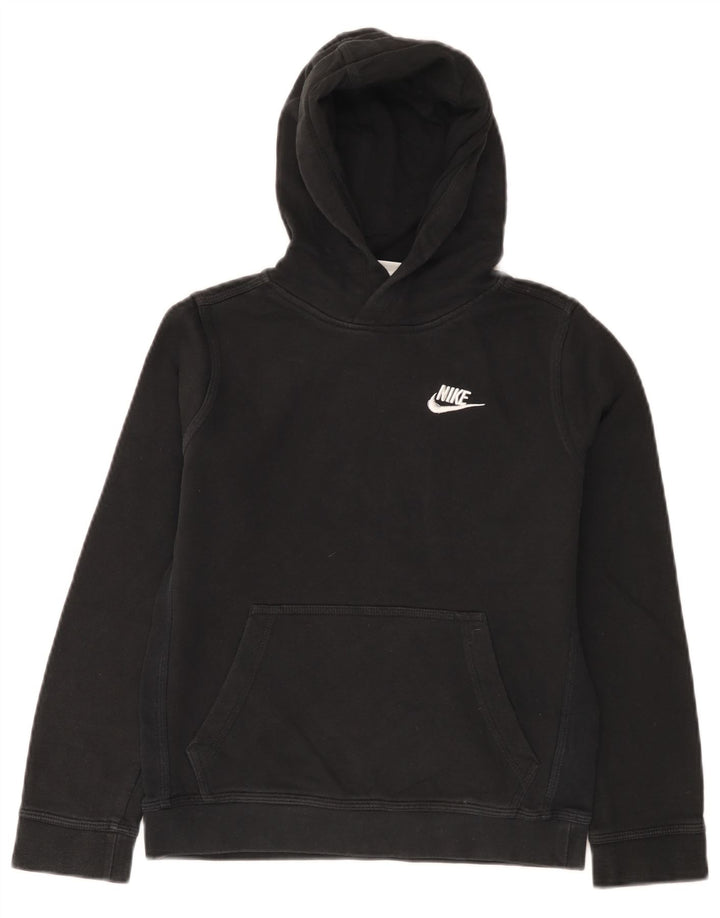 Nike Kapuzenpullover für Jungen, 10–11 Jahre, mittelgroß, schwarze Baumwolle