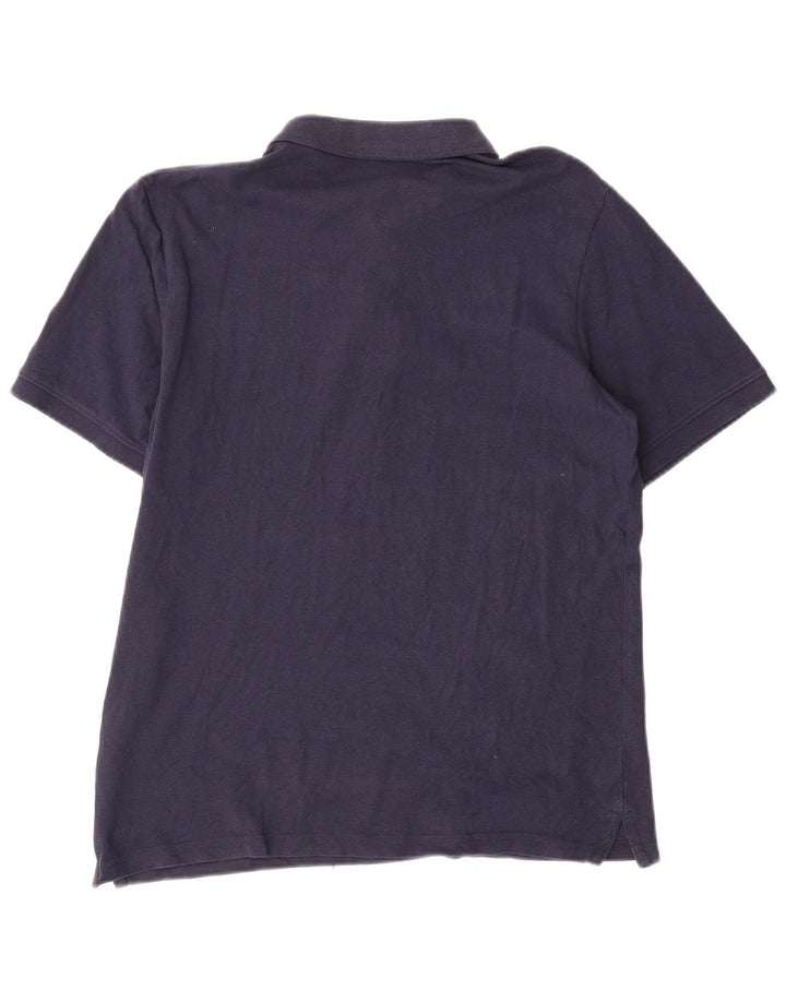Jack & Jones Herren-Poloshirt, mittelmarineblaue Baumwolle