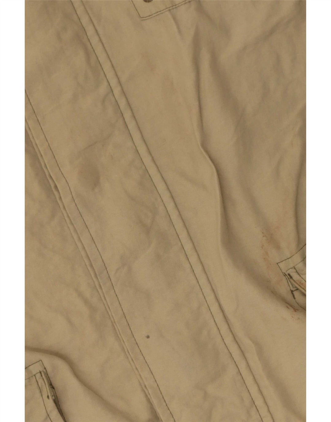 Gap Herren-Utility-Jacke mit Kapuze, UK 38, mittelbeigefarbenes Polyester