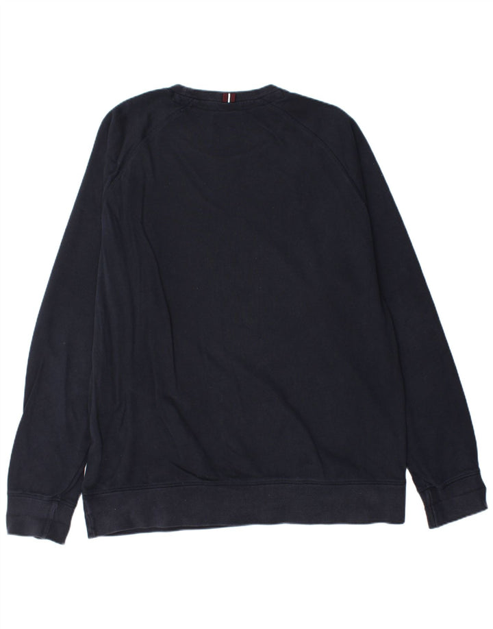 Fred Perry Herren Sweatshirt Pullover 2XL Marineblau Baumwolle