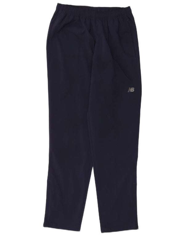 New Balance Mens Tracksuit Trousers Medium  Navy Blue Polyester