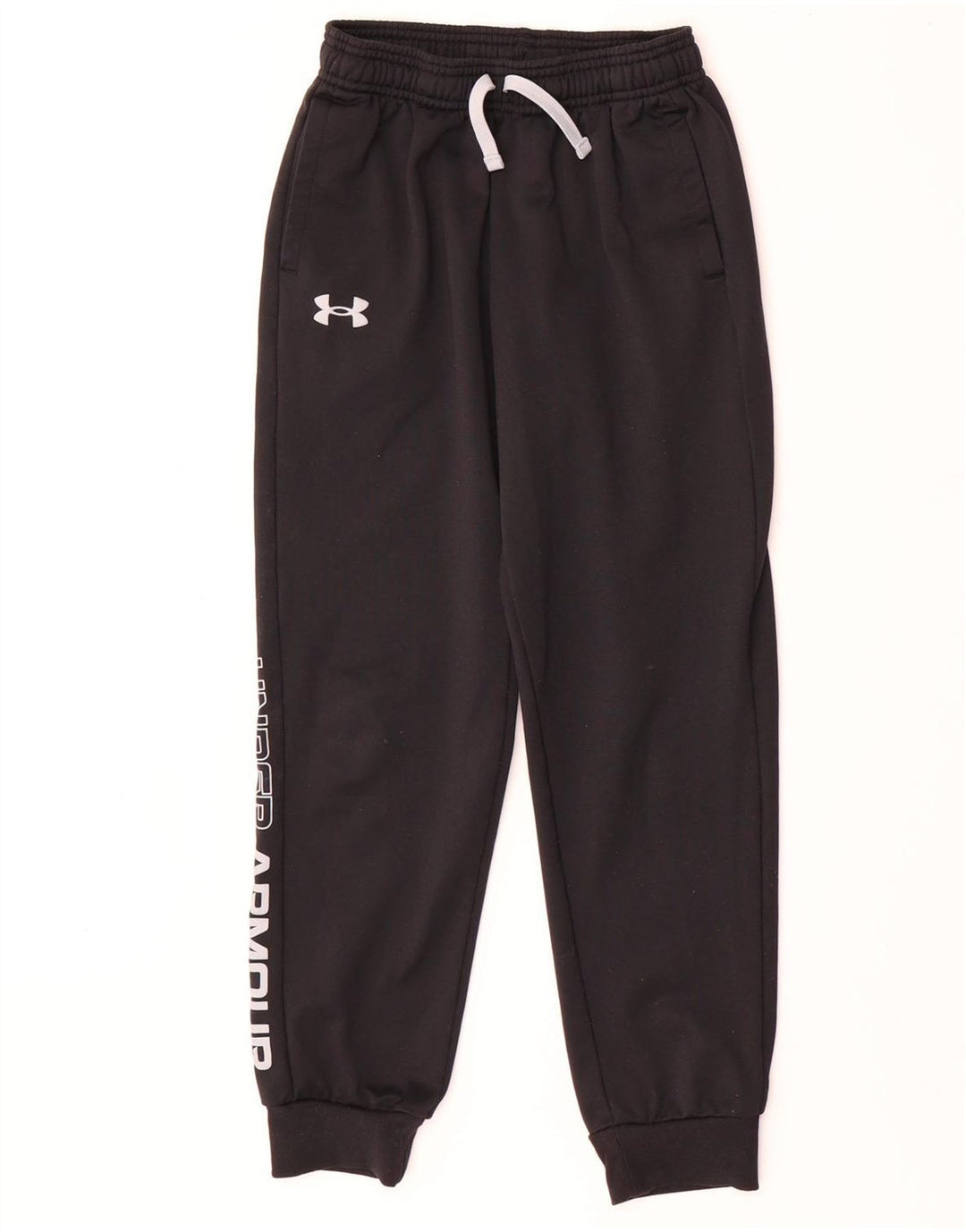 Under Armour Jungen-Trainingshose, Jogginghose, 9–10 Jahre, mittelgroß, Schwarz