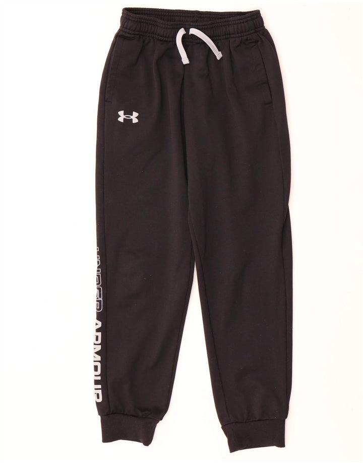 Under Armour Jungen-Trainingshose, Jogginghose, 9–10 Jahre, mittelgroß, Schwarz