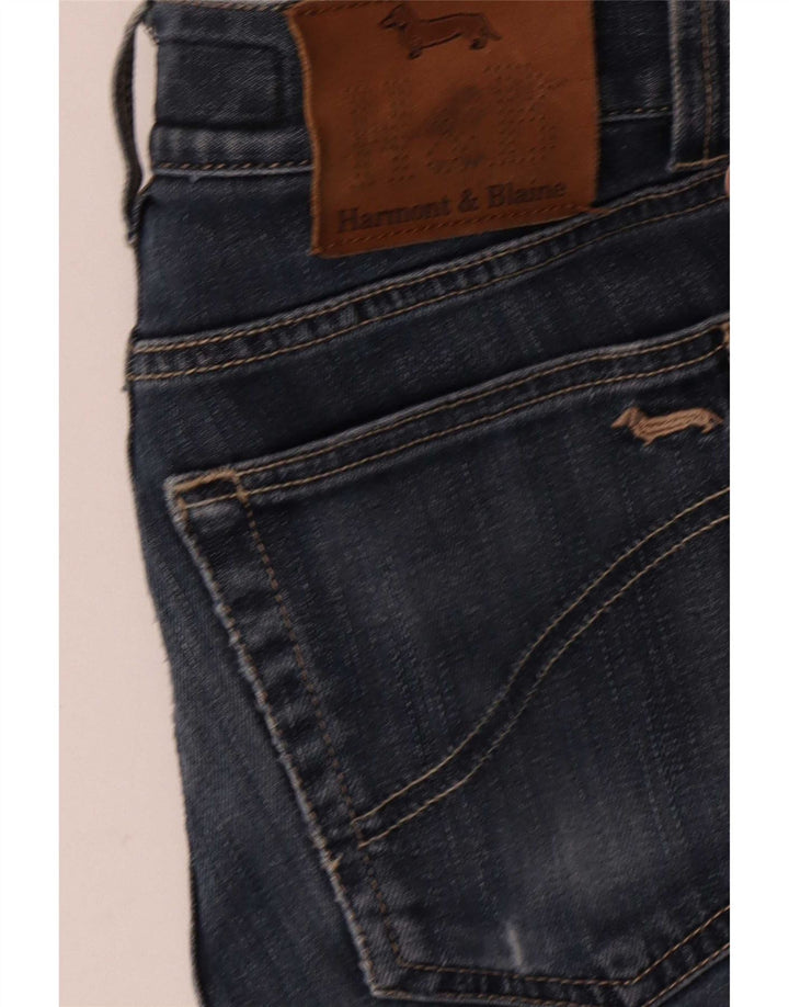 Harmont & Blaine Herren Slim Jeans W30 L32 Marineblau Baumwolle