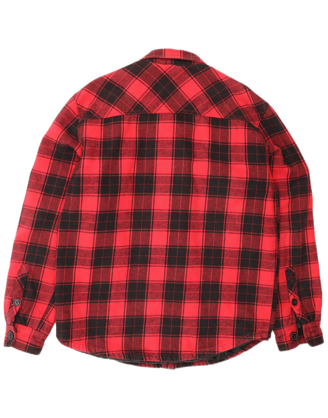 H&M Herren-Lumberjack-Flanellhemd, groß, rosa kariert, Baumwolle