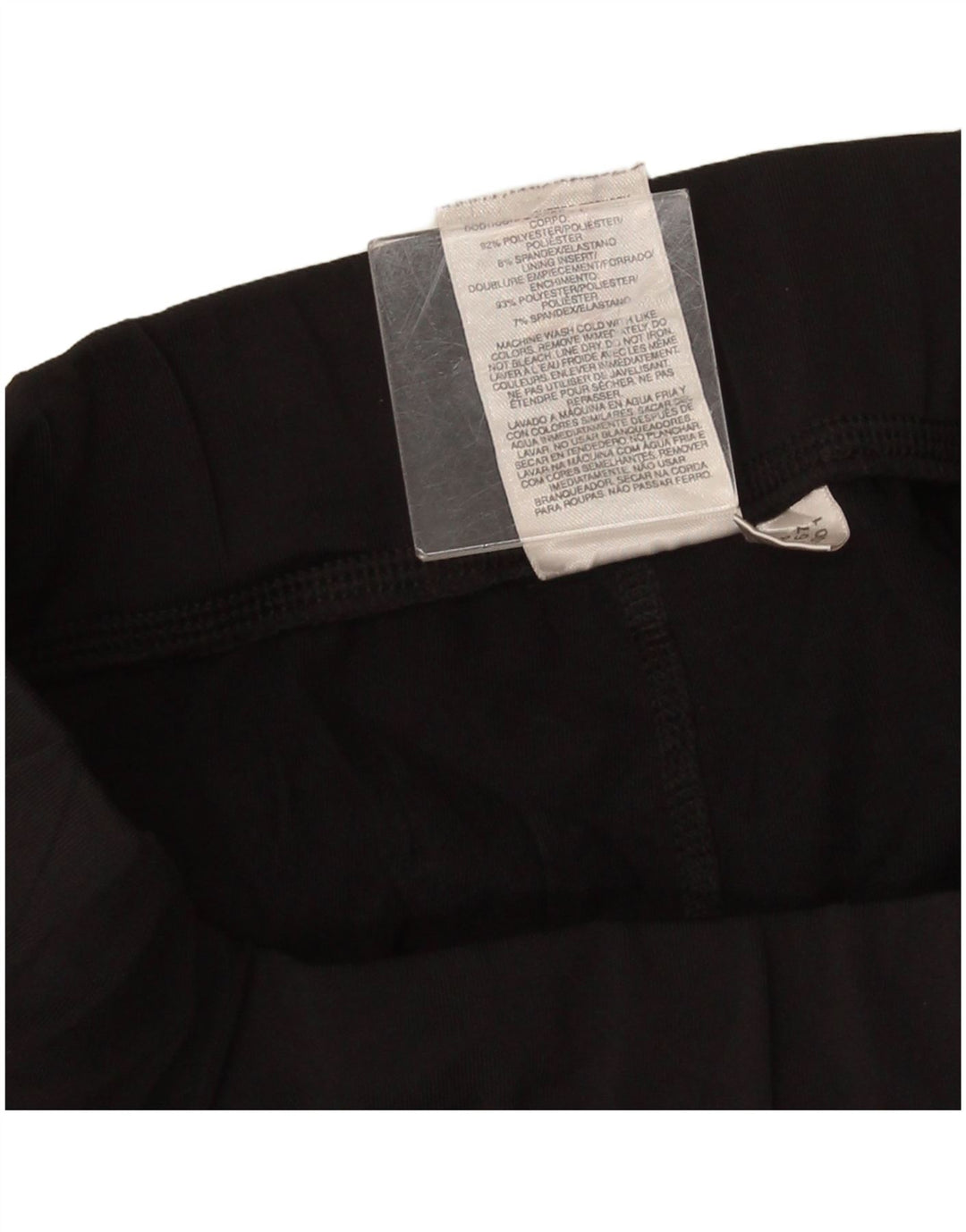 Adidas Damen Capri-Leggings UK 14 Large Schwarz Colourblock Polyester