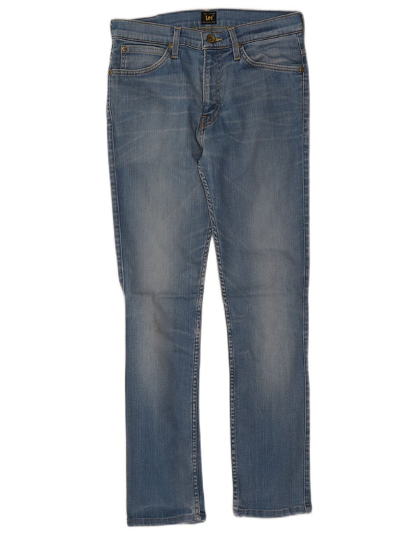 LEE Damen Cain Slim Jeans W30 L27 Blaue Baumwolle