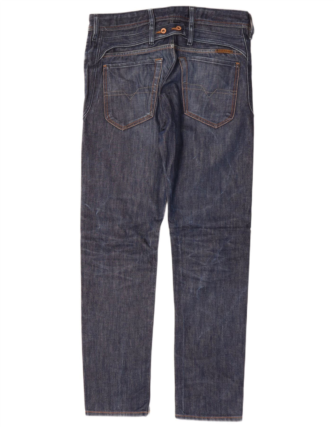 DIESEL Herren Slim Jeans W30 L32 Marineblaue Baumwolle