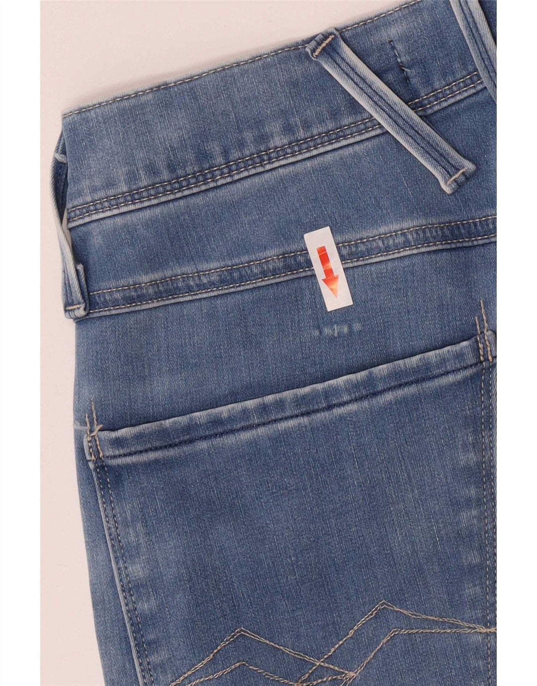 Replay Damen Slim Jeans W29 L32 Blaue Baumwolle