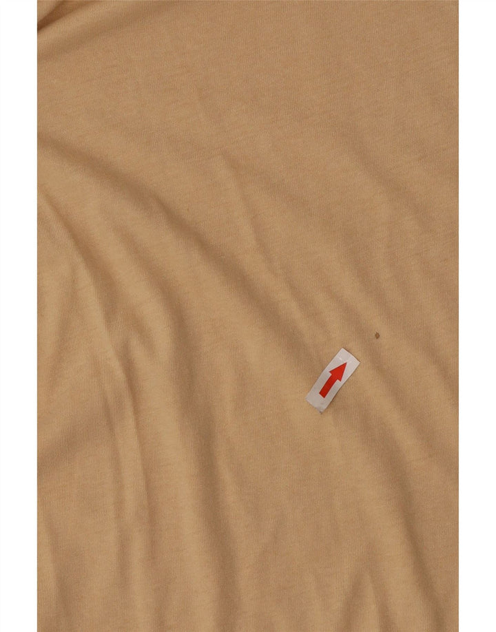 Zara Damen T-Shirt Top UK 16 Large Beige