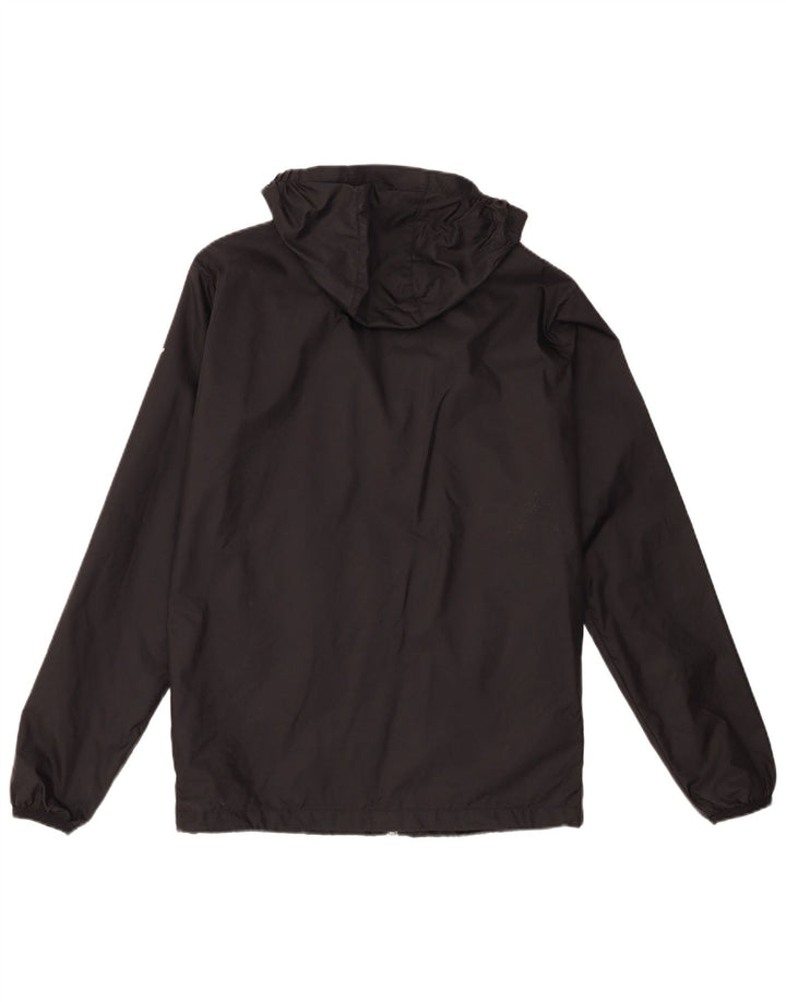 Puma Herren Graphic Hooded Rain Jacket UK 36 Small Schwarzes Nylon