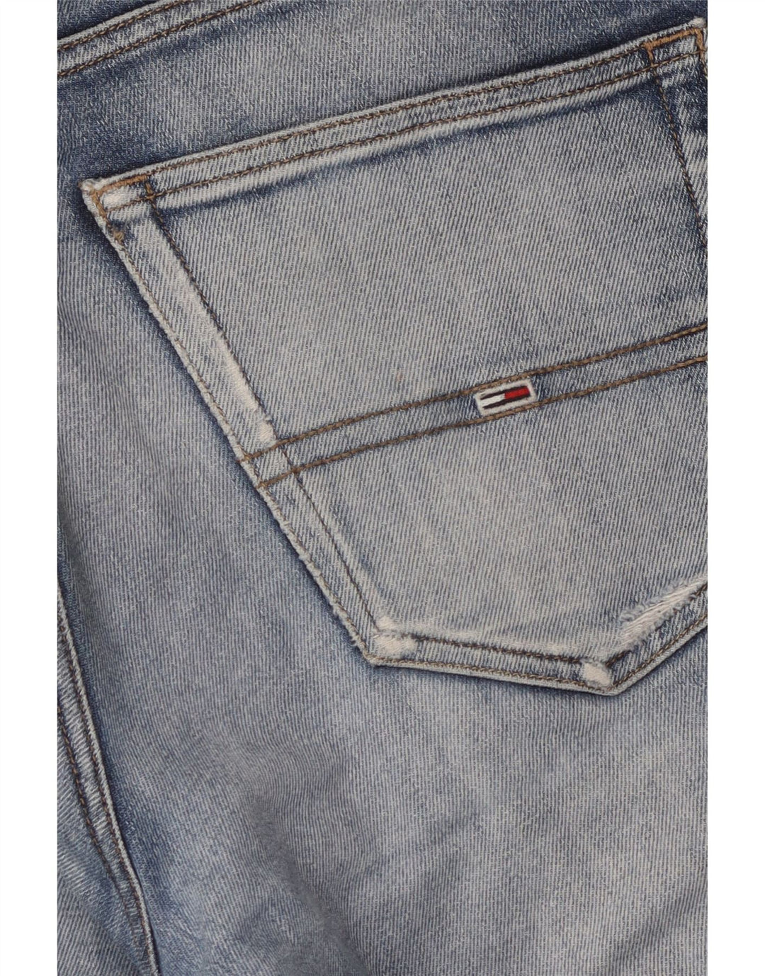 Tommy Hilfiger Herren Slim Jeans W32 L32 Blaue Baumwolle