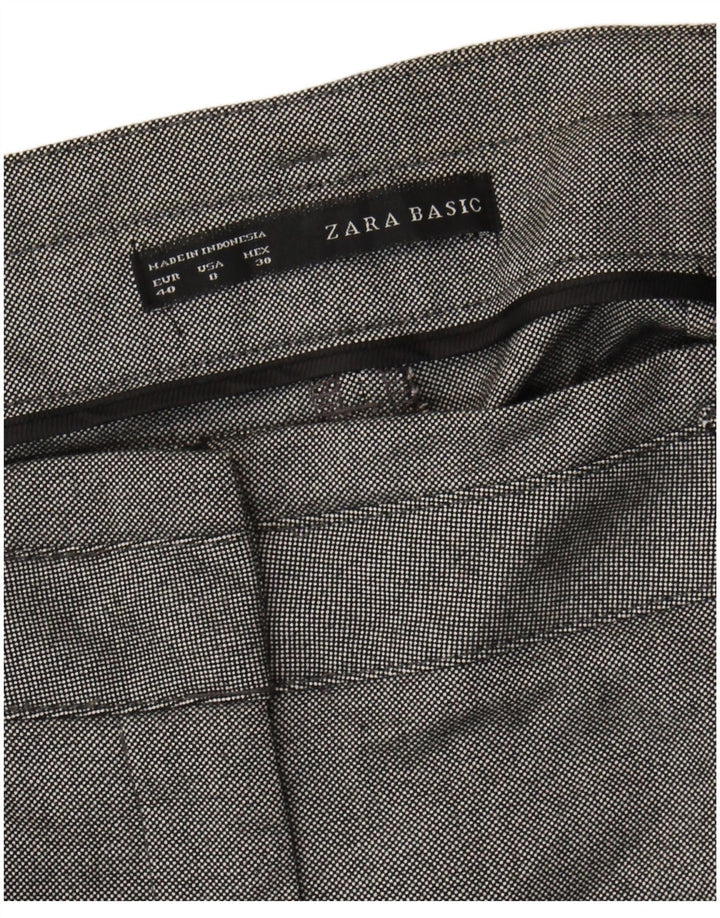 Zara Slim Chino-Hose für Herren, EU 40, mittelgroß, W30, L27, Grau, Polyamid