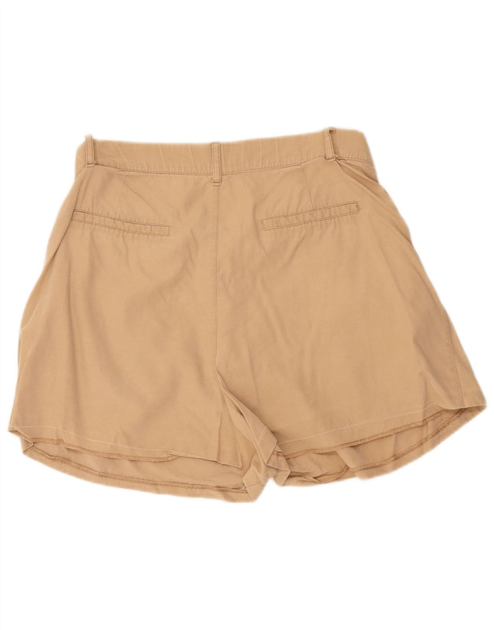 Zara Damen Freizeitshorts, Größe L, W32, Beige