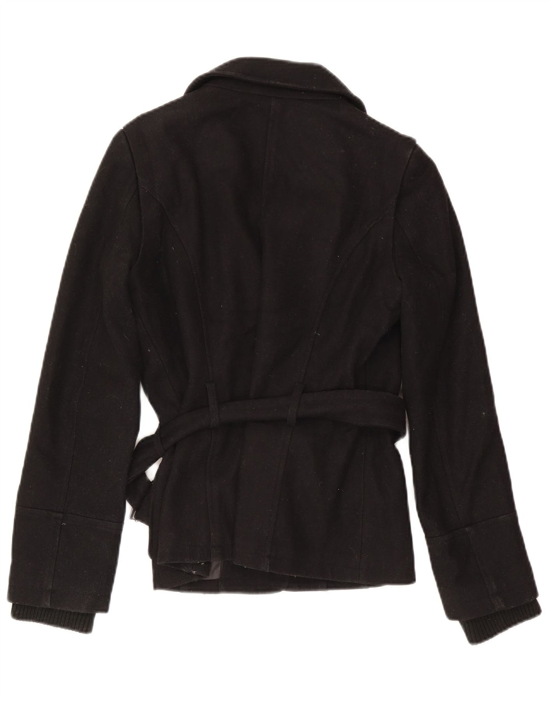 Zara Damen Utility Jacke UK 10 Small Schwarz Polyester