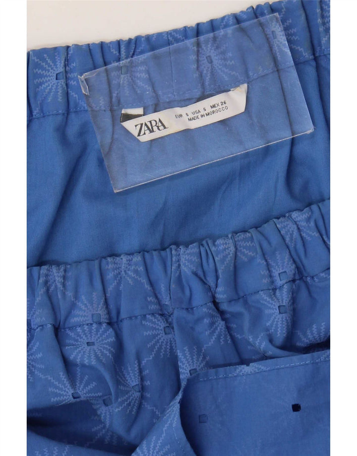 Zara Damen Mini-Schulterkleid, Gr. 10, Klein, Blau