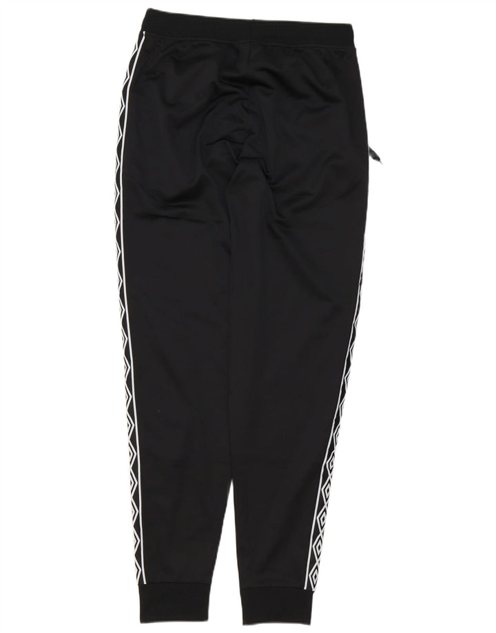 Umbro Herren-Trainingsanzug mit Grafik, Jogginghose, Größe S, Schwarz, Polyester
