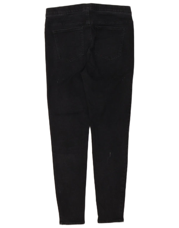 Marks & Spencer Damen Jegging-Jeans UK 14 Large W30 L28 Graue Baumwolle
