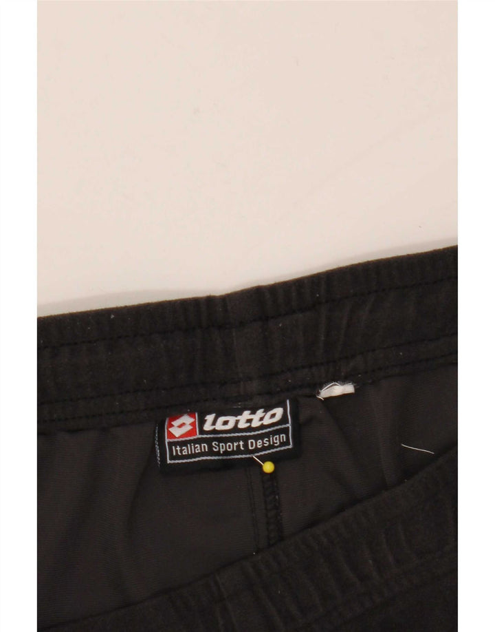 Lotto Herren-Fleece-Trainingshose, Größe L, Schwarz