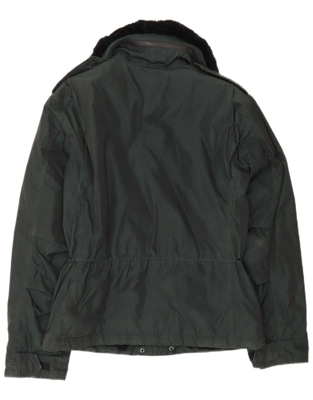 Aspesi Herren-Militärjacke UK 38 Mittelgrünes Colourblock-Polyester