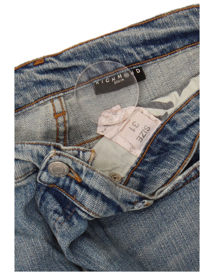 Richmond Damen Bootcut Jeans W31 L36 Blaue Baumwolle