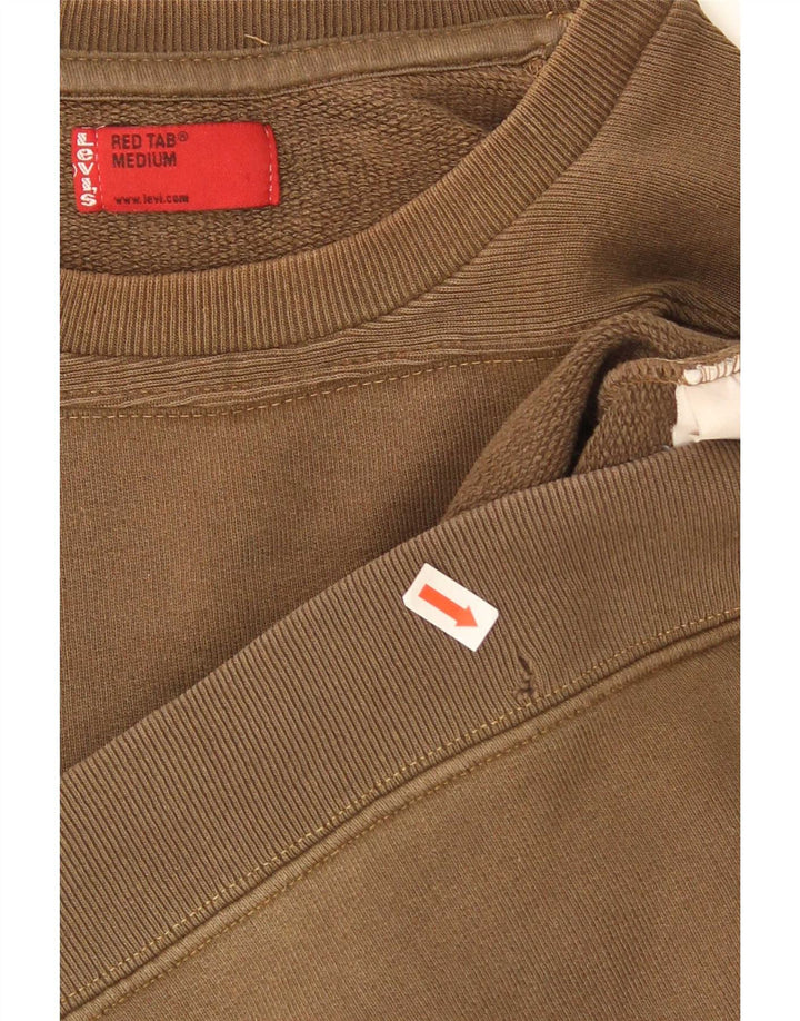 Levi's Herren-Sweatshirt mit grafischer regulärer Passform, mittelbraune Baumwolle