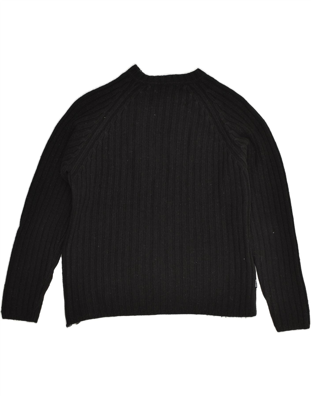 RIFLE Womens Crew Neck Jumper Sweater UK 16 Large Black Acrylic | Vintage Rifle | Thrift | Second-Hand Rifle | Used Clothing | Messina Hembry 