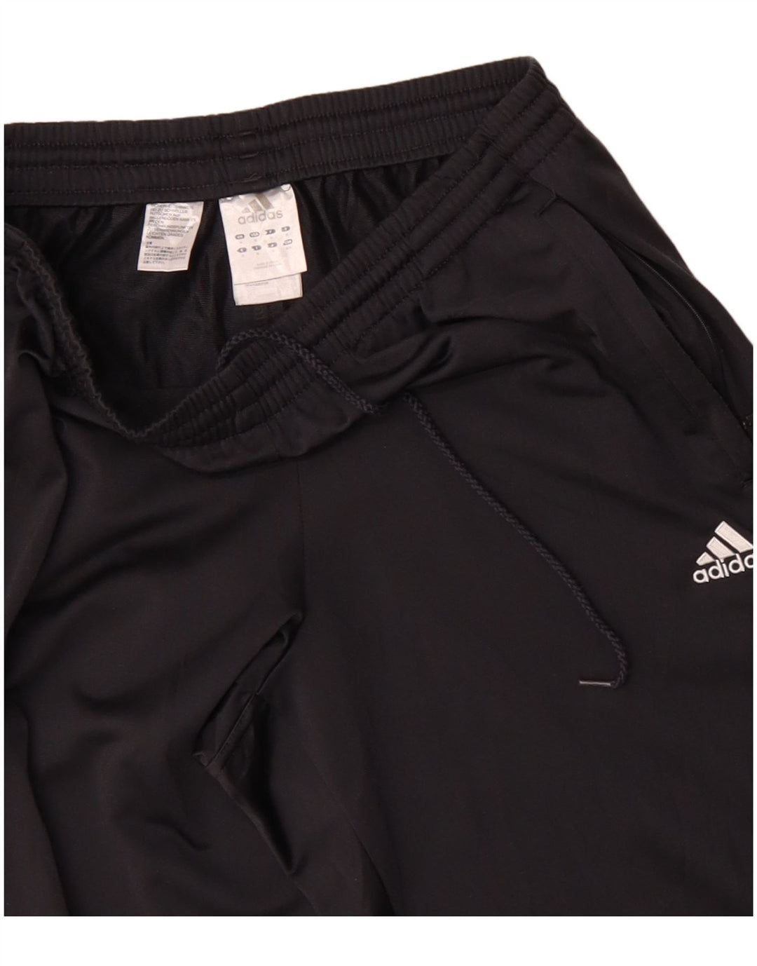 Adidas Herren-Trainingshose aus mittelgrauem Polyester