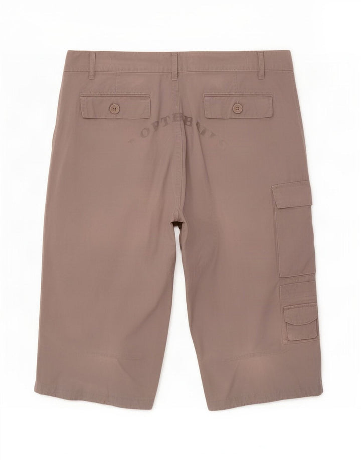 North Sails Herren-Cargoshorts mit Grafik, Größe L, W36, graue Baumwolle
