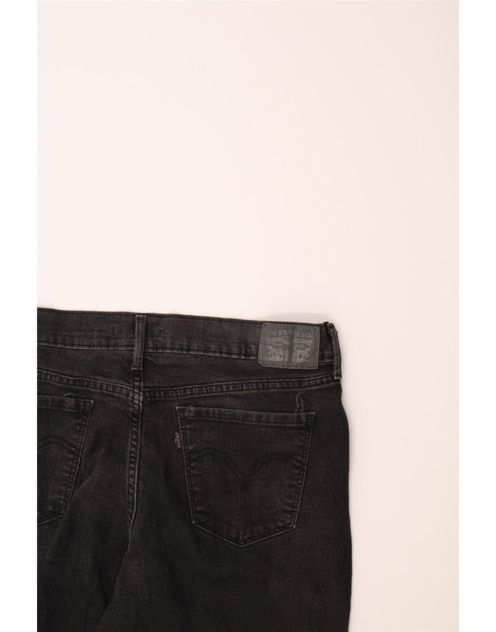 LEVI'S Womens 505 Straight Jeans W31 L27 Black Cotton Vintage Levi's and Second-Hand Levi's from Messina Hembry 