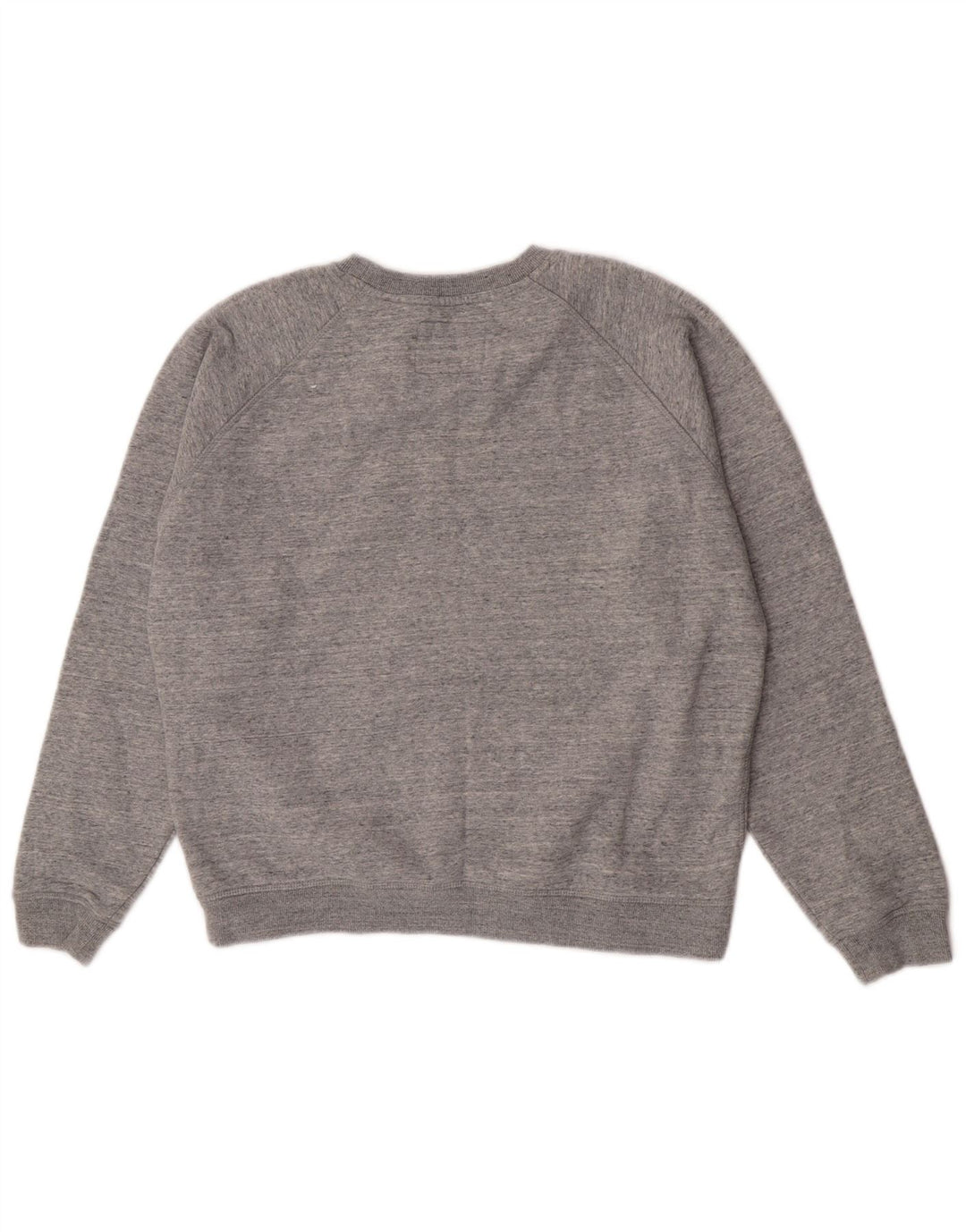 Jack Wills Damen-Sweatshirt-Pullover UK 12 aus mittelgrauer Baumwolle