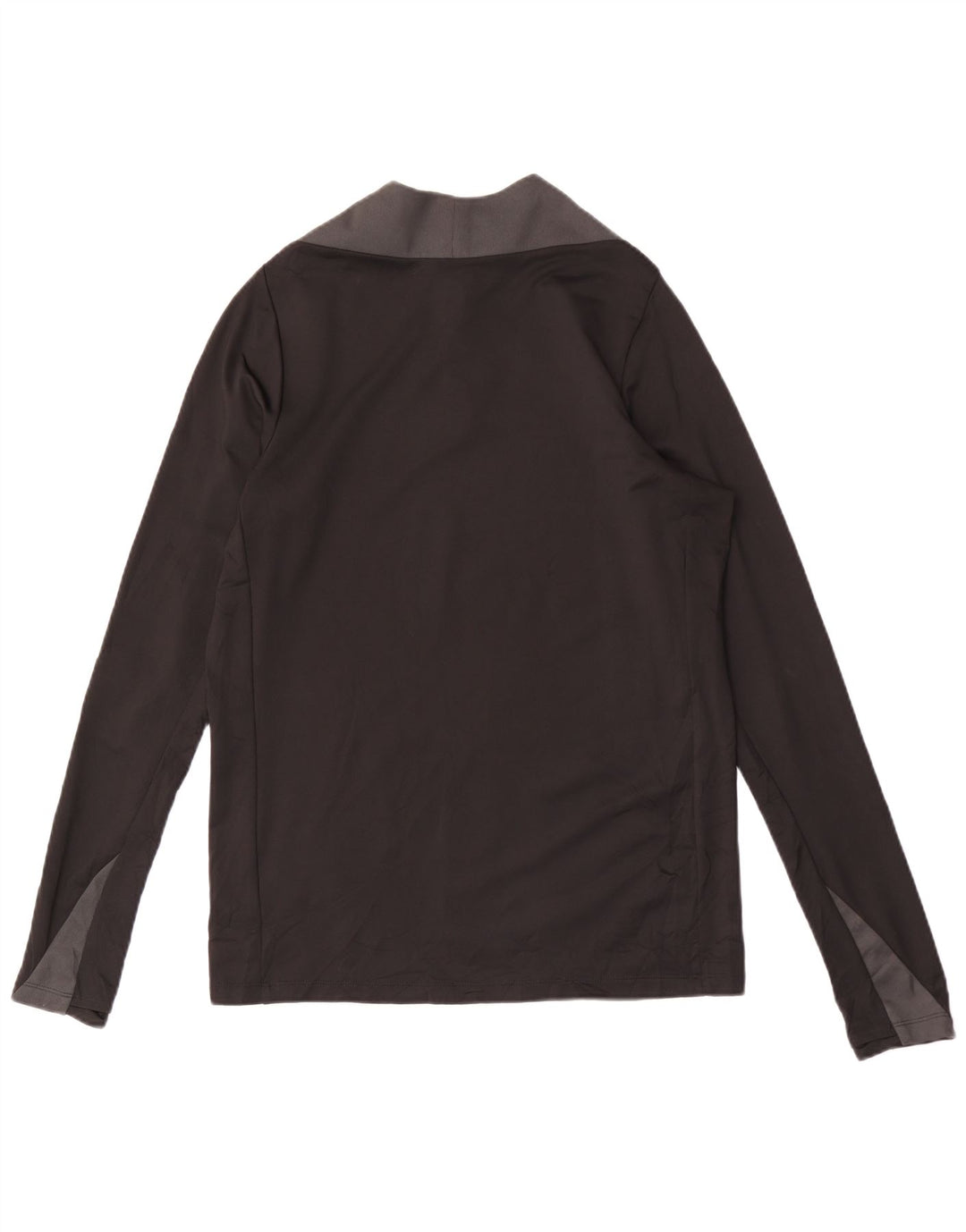 NIKE Herren Dri Fit Pullover-Trainingsanzugoberteil mit Reißverschluss, Mittelschwarz, Farbblock