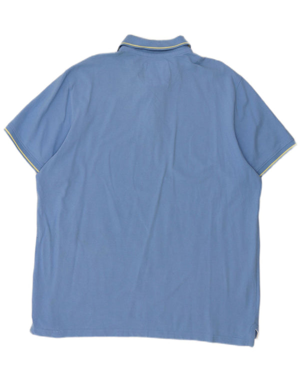 Crew Clothing Herren Poloshirt 2XL Blau Baumwolle