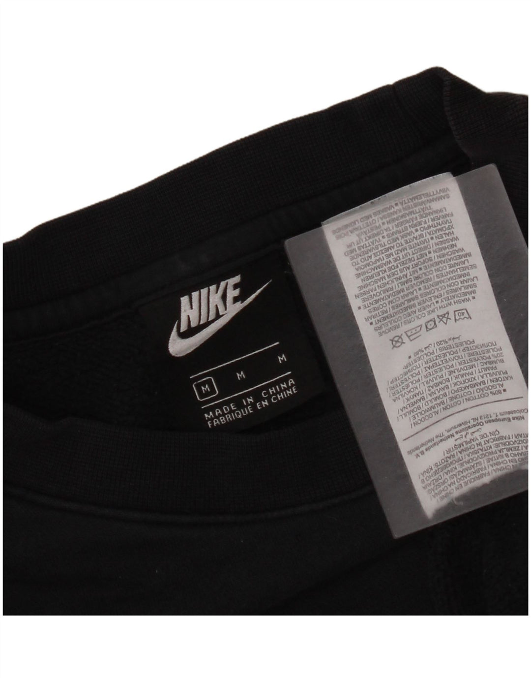 Nike Herren-Sweatshirt-Pullover, mittelschwarz, Baumwolle