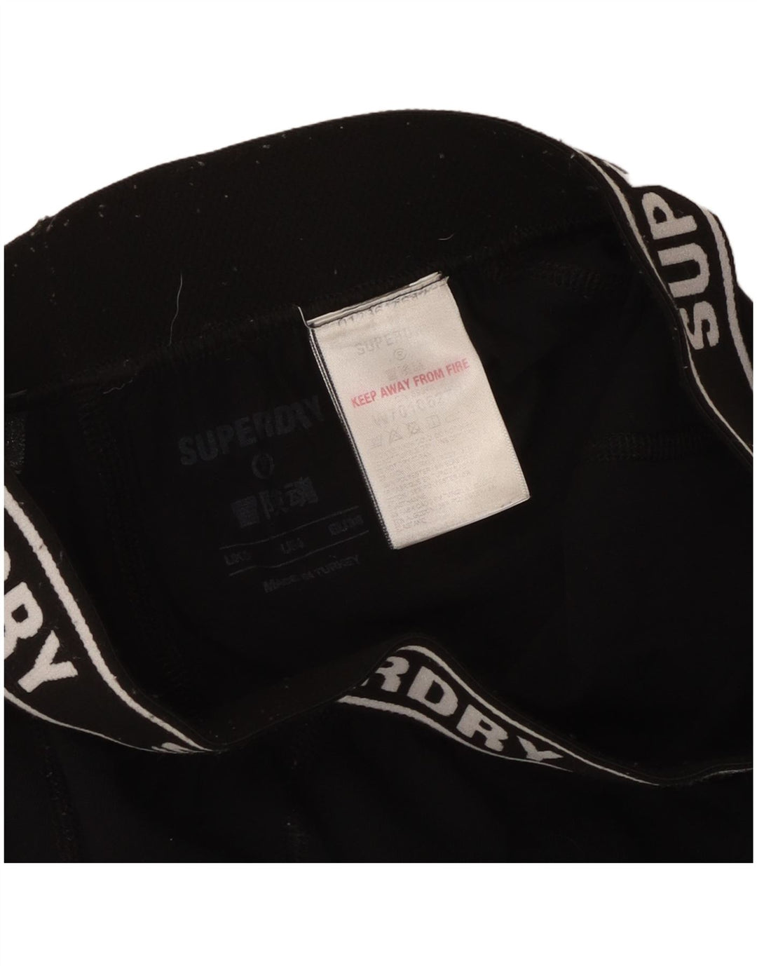 Superdry Damen-Leggings mit Grafik, Größe S, Größe S, Schwarz, Baumwolle