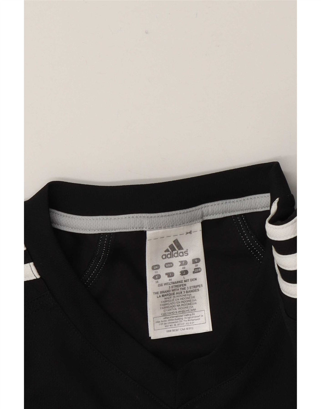 Adidas Damen Response Top Langarm UK 12 Medium Schwarz Polyester