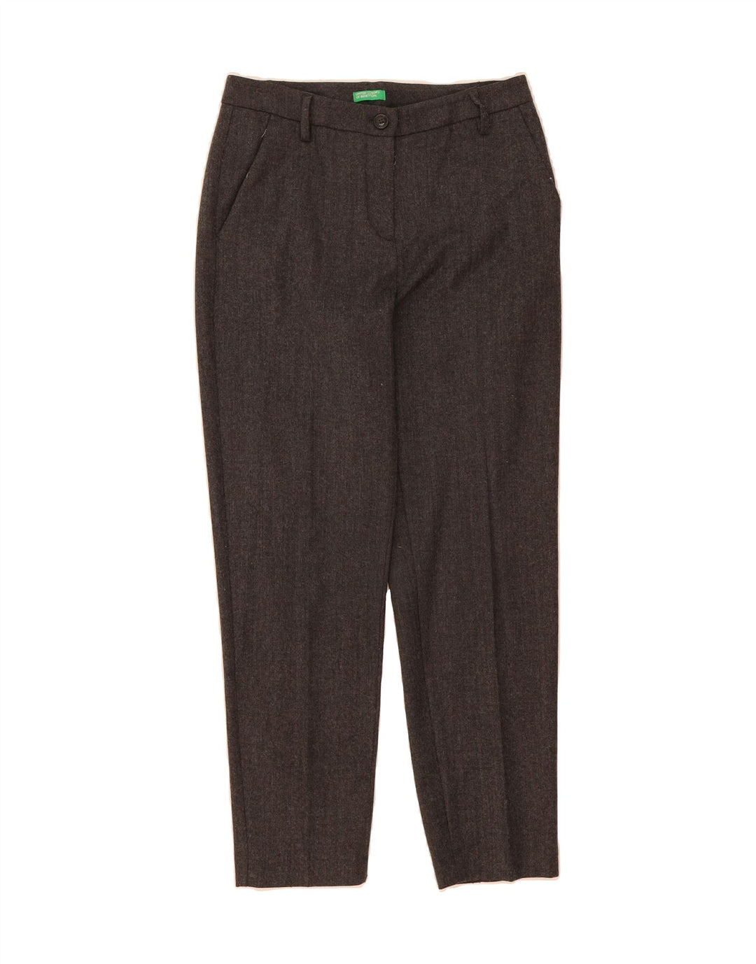 BENETTON Womens Slim Chino Trousers W28 L27 Grey Vintage Benetton and Second-Hand Benetton from Messina Hembry 