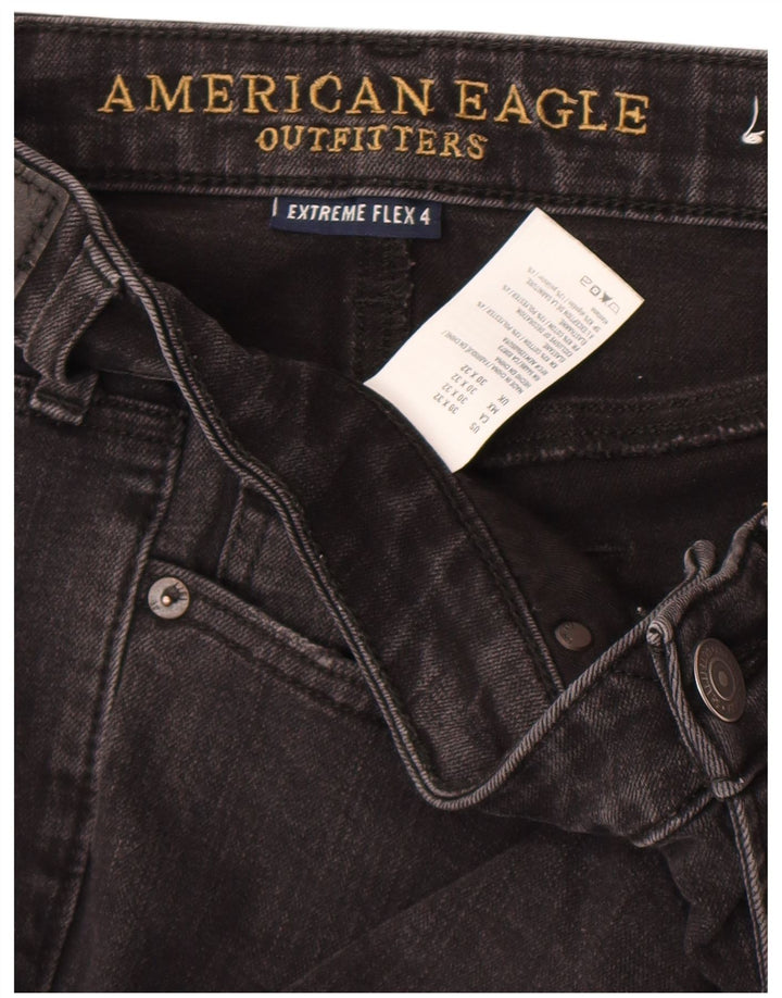 American Eagle Herren Extreme Flex Skinny Jeans W30 L32 Graue Baumwolle