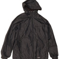 Champion Herren-Regenjacke mit Kapuze, UK 36, Größe S, Schwarz, Polyamid