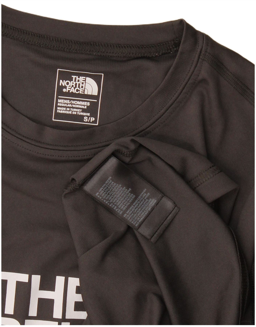 The North Face Herren-T-Shirt mit Grafik, Größe S, Schwarz, Polyester