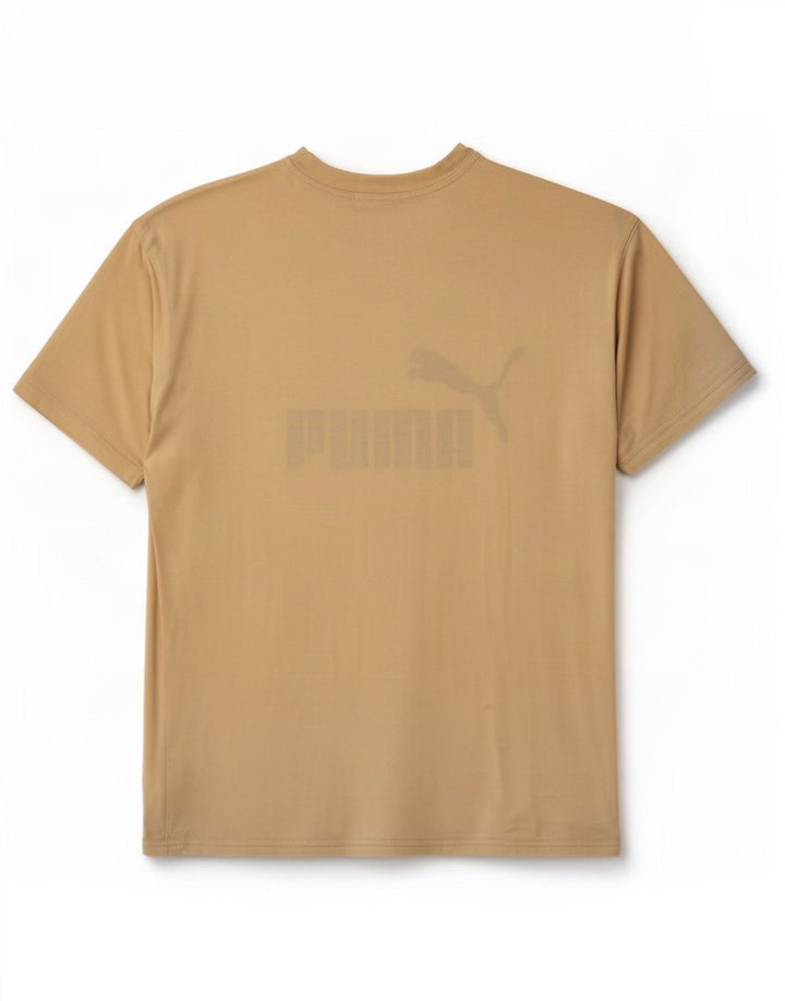 Puma Herren Grafik T-Shirt Top Small Gelb