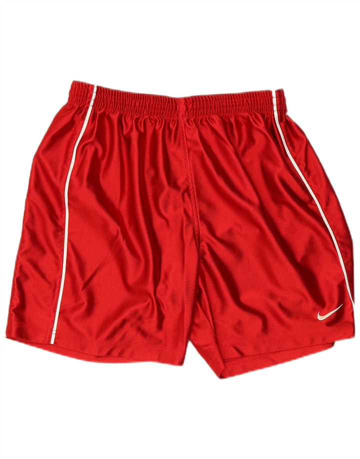 Nike Herren-Sportshorts aus mittelrotem Polyester