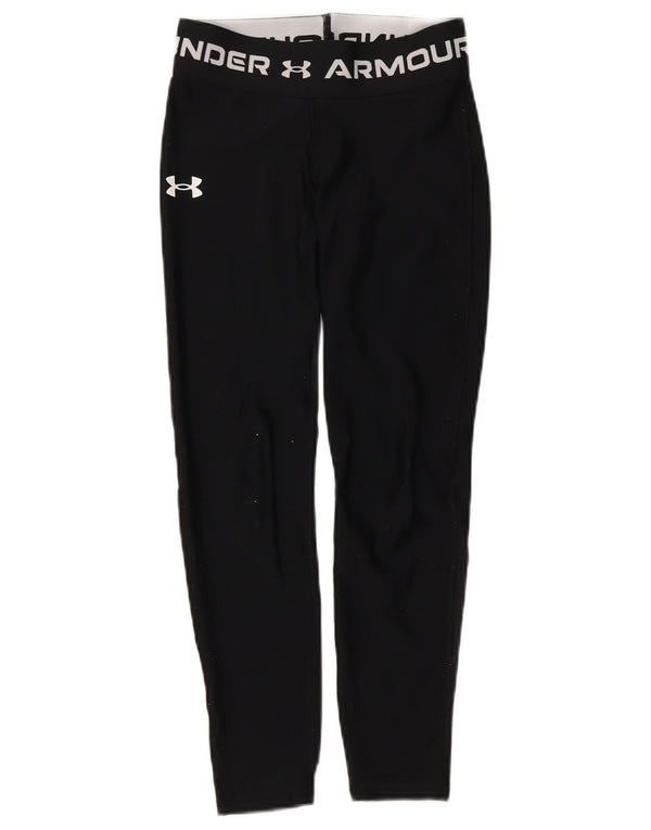 UNDER ARMOUR Damen Graphic Leggings UK 10 Small Schwarz