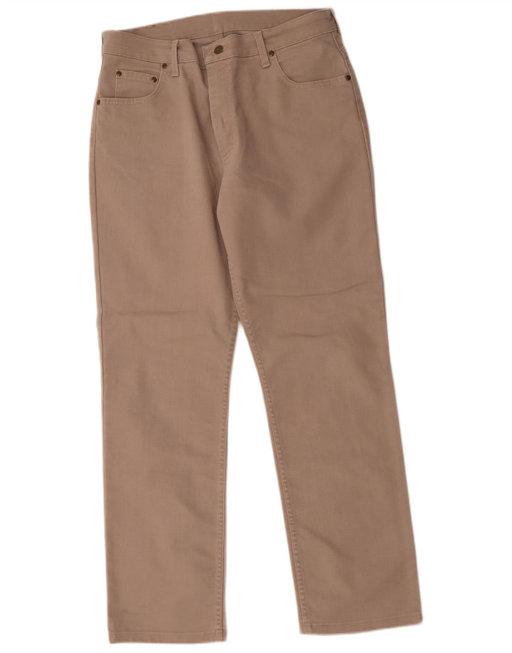 Wrangler Herren-Jeans mit normaler Passform, gerade Passform, W36, L32, Beige, Baumwolle