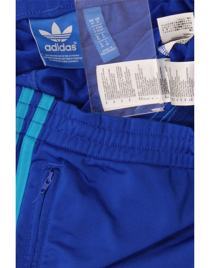 Adidas Herren-Trainingshose aus mittelblauem Polyester
